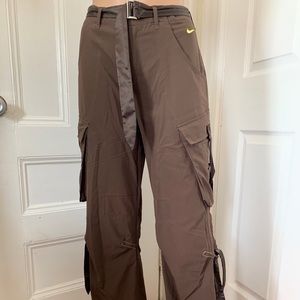 Nike FITDRY Martial Arts Cargo Pants Brown Small